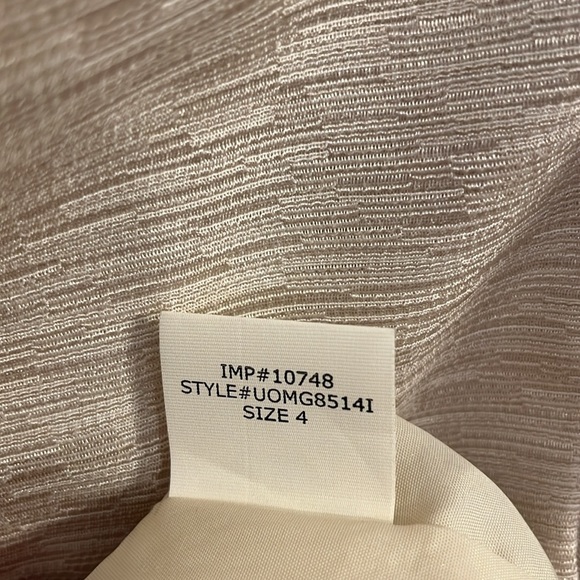 David Meister tan cocktail dress - Picture 9 of 9